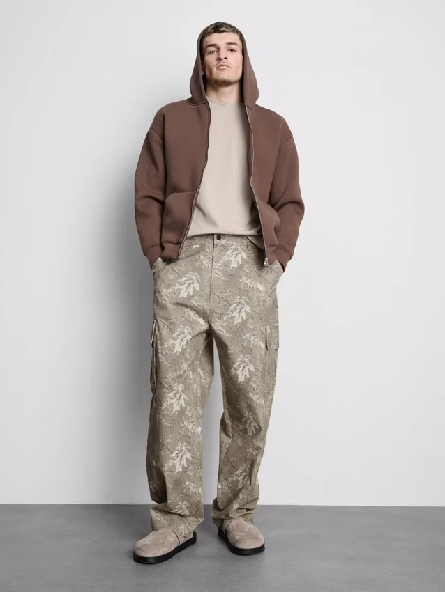 Camo cargo nadrág
