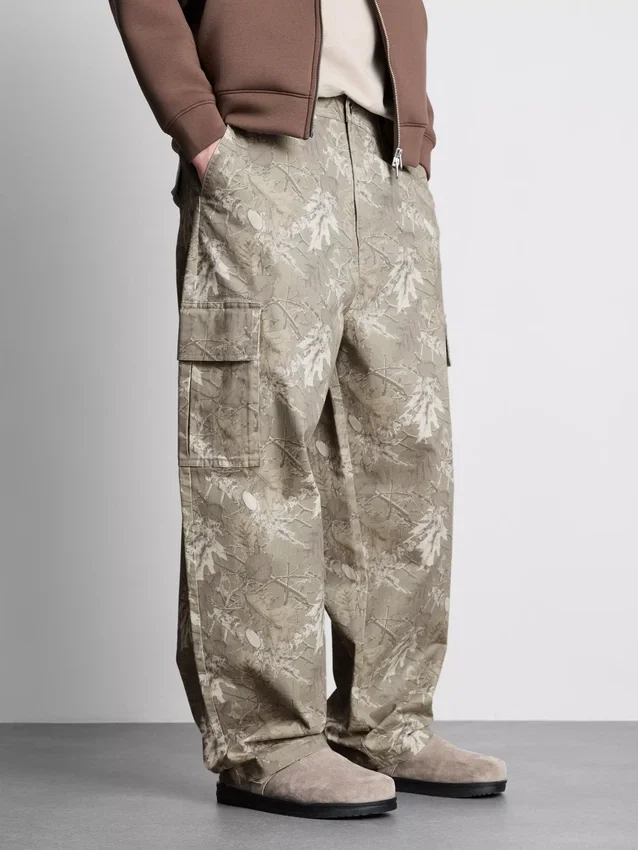 Camo cargo nadrág
