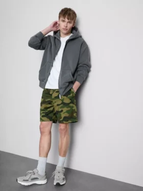 Camo hálós rövidnadrág