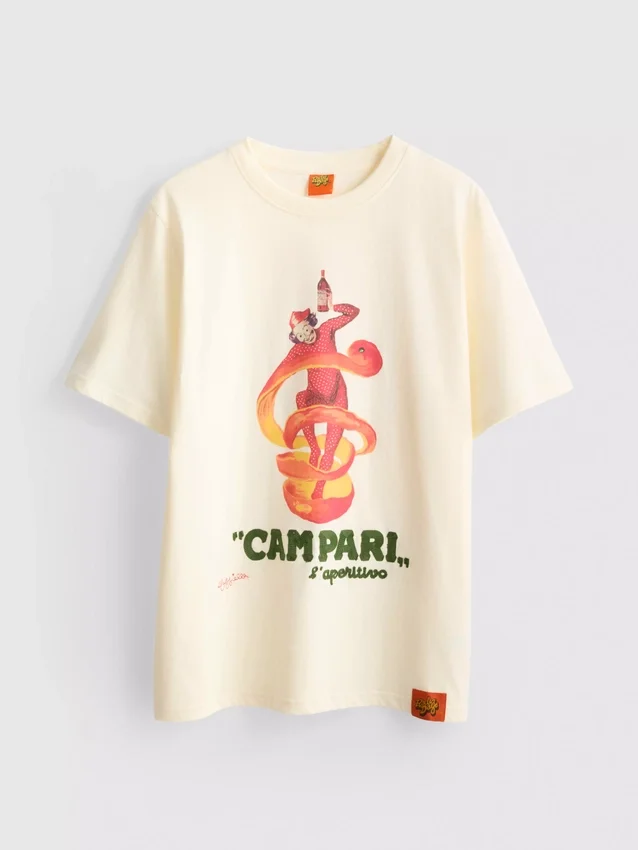 Campari pamut, kerek nyakú póló