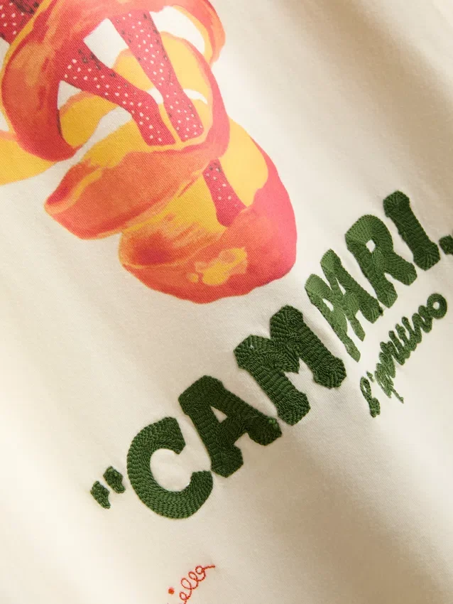 Campari pamut, kerek nyakú póló