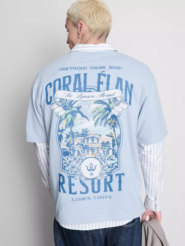 Coral Resort rövid ujjú póló