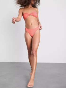 Csíkos brazil bikini alsó