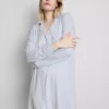 Csíkos, oversize boyfriend hálóing