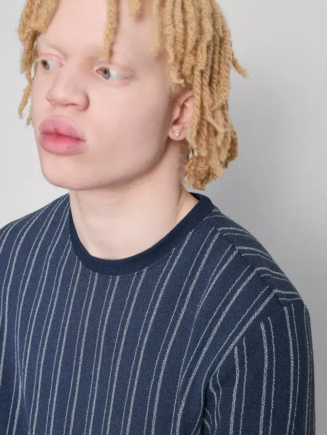 Csíkos pizsamafelső