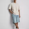 Denim cargo rövidnadrág