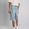 Denim cargo rövidnadrág