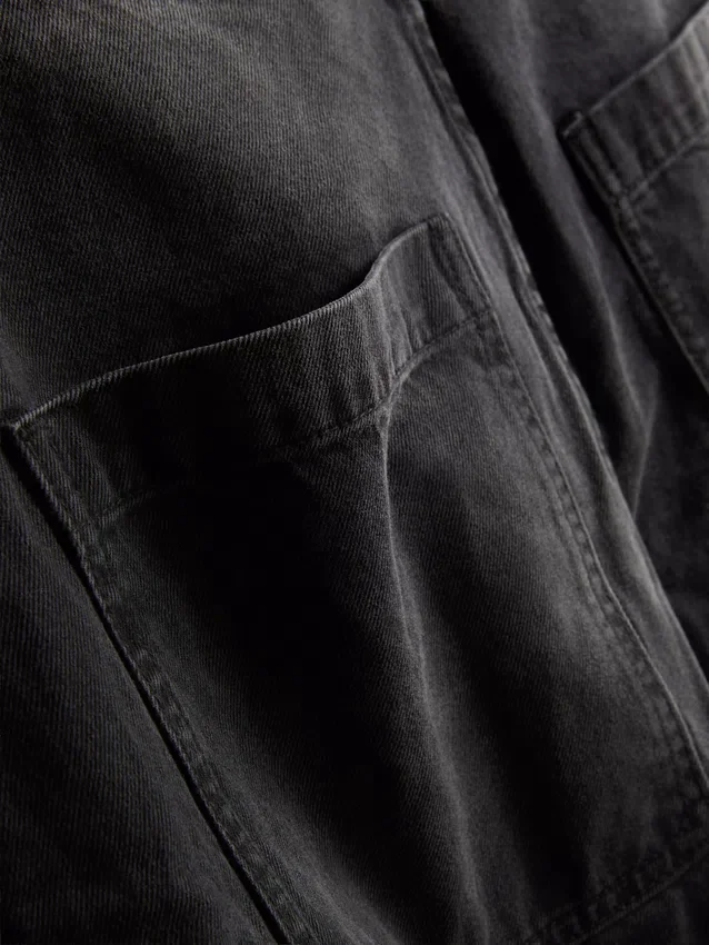 Denim cargo rövidnadrág