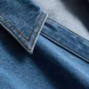 Denim rövid ujjú ing