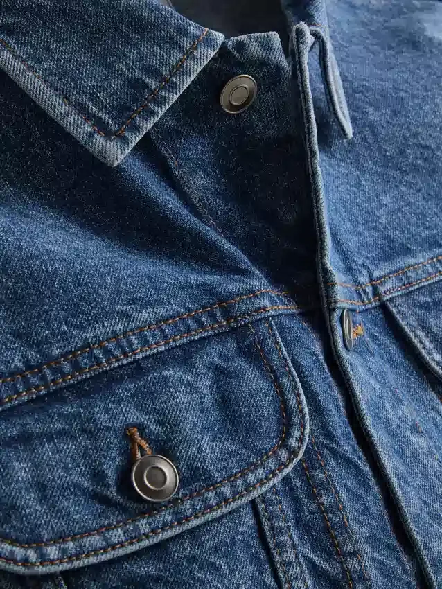 Denim trucker kabát