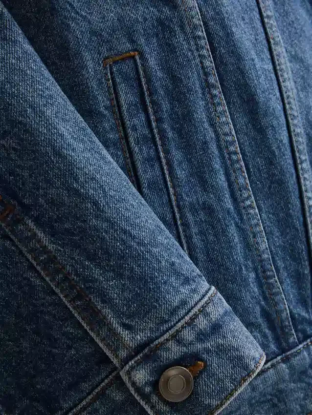 Denim trucker kabát