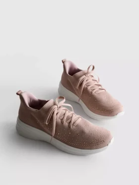 Diamanté díszítésű slip-on cipő