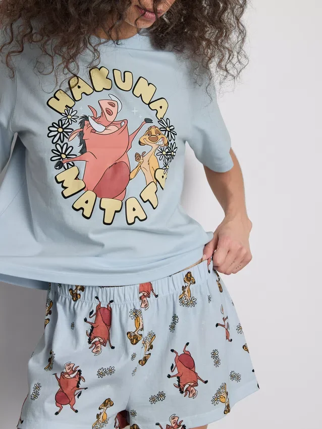 Disney Az Oroszlánkirály „Hakuna Matata” mintás pizsama