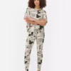 Disney Mickey Mouse retro képregényes pizsamás leggings