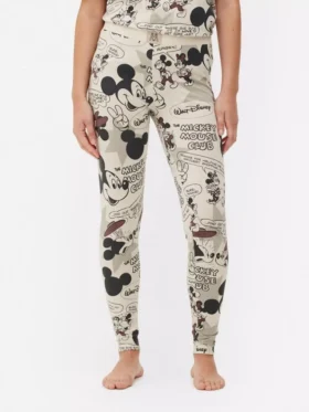 Disney Mickey Mouse retro képregényes pizsamás leggings