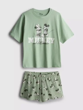 Disney Mickey és Minnie egér rövidnadrágos pizsama