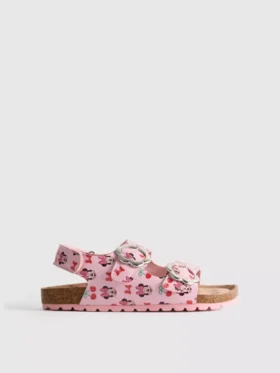 Disney Minnie Mouse hátul nyitott, dupla csatú szandál