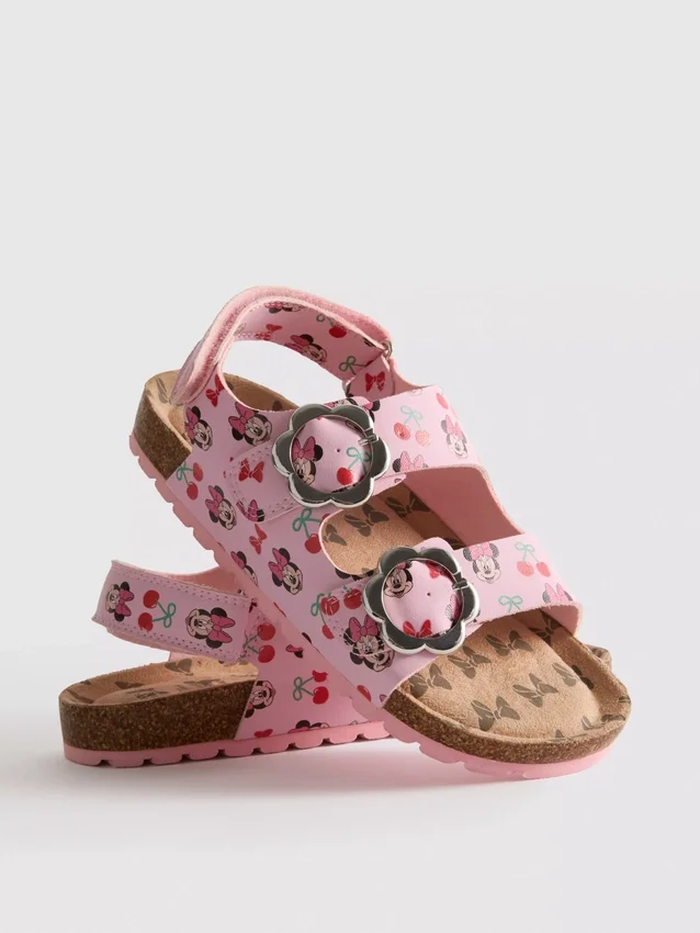 Disney Minnie Mouse hátul nyitott, dupla csatú szandál