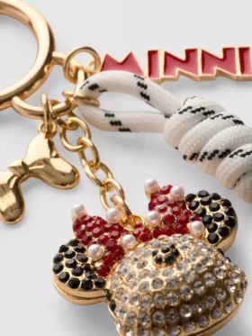 Disney Minnie Mouse medálos kulcstartó
