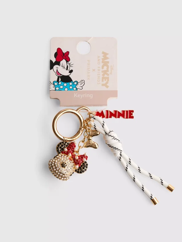 Disney Minnie Mouse medálos kulcstartó