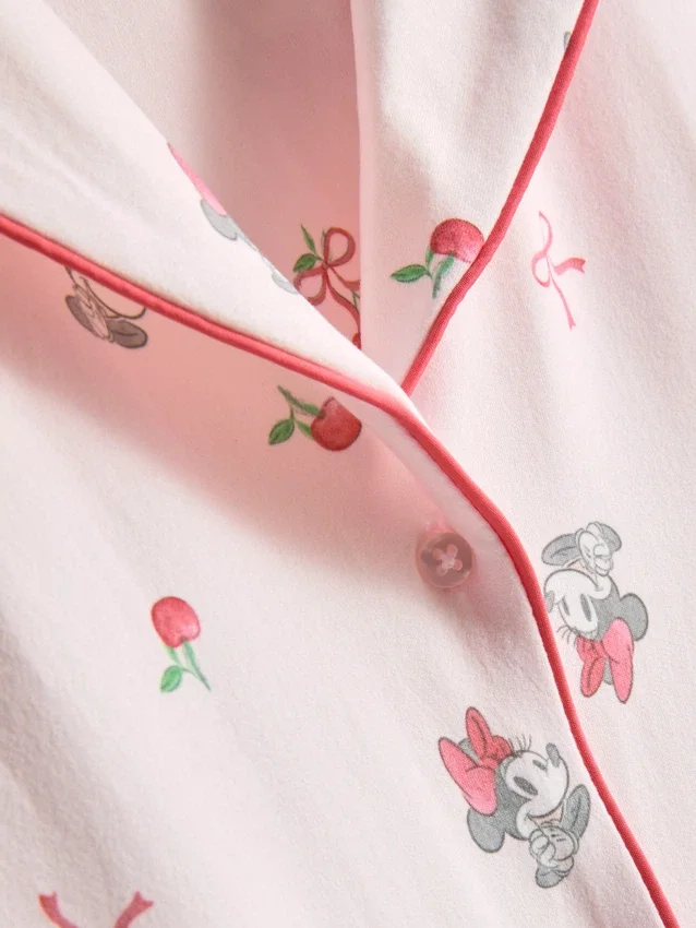 Disney Minnie Mouse-os grafikus boyfriend pizsama