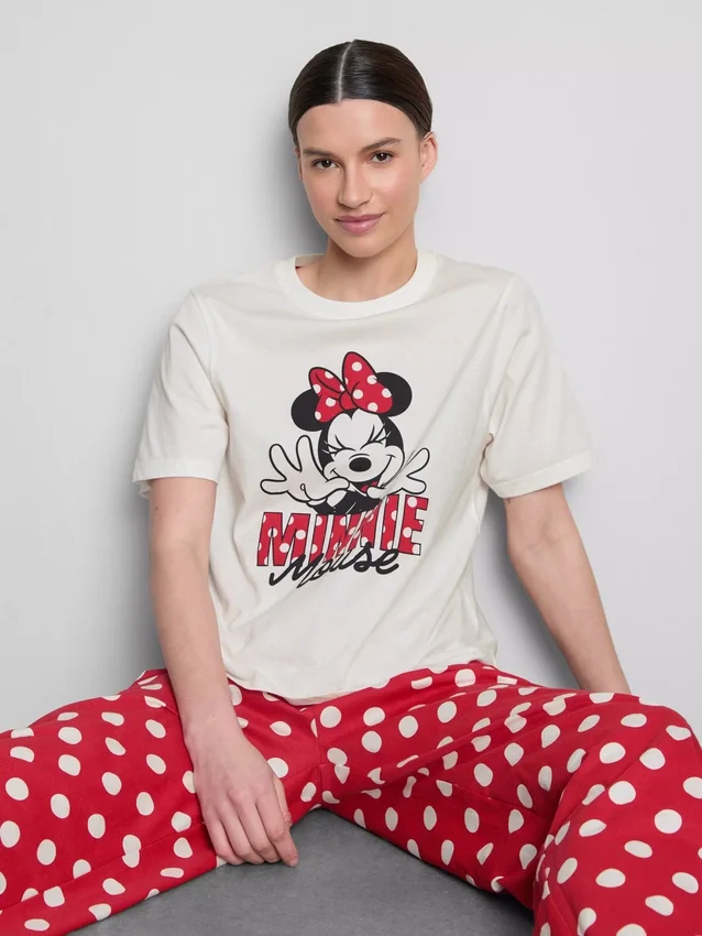 Disney Minnie Mouse pamut mintás pizsama