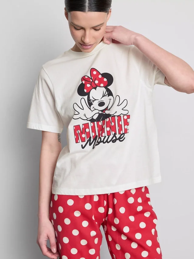 Disney Minnie Mouse pamut mintás pizsama