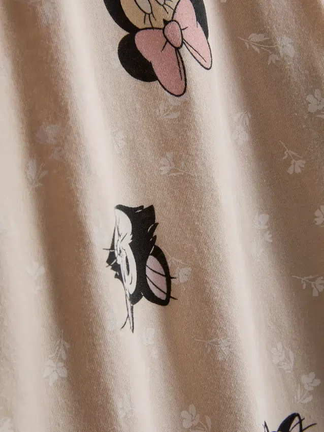 Disney Minnie Mouse pamut, nyomtatott mintás pizsama
