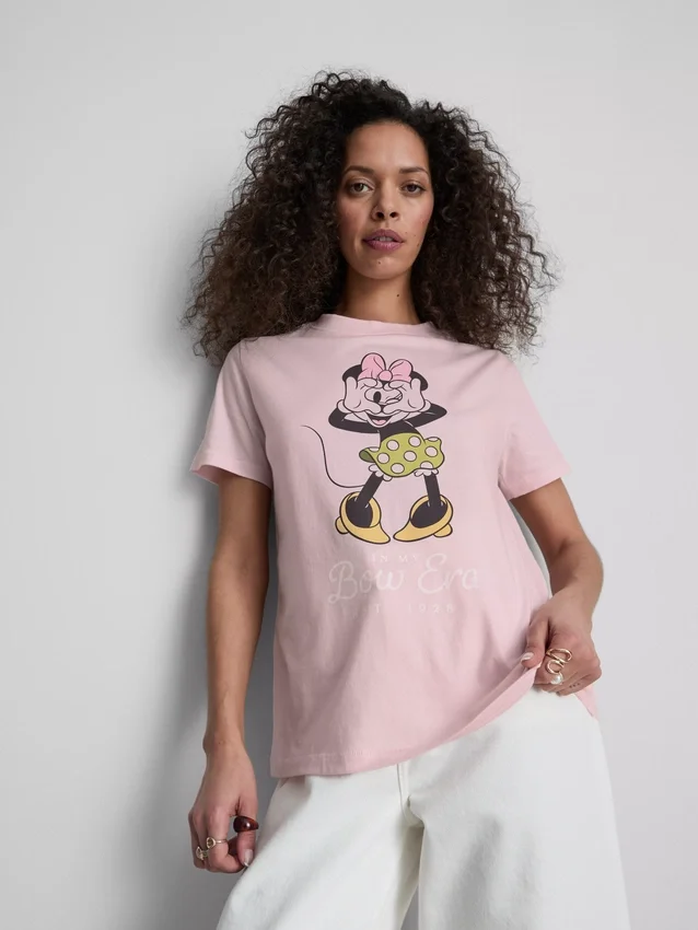 Disney Minnie Mouse pamut póló grafikával