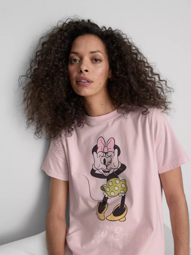 Disney Minnie Mouse pamut póló grafikával