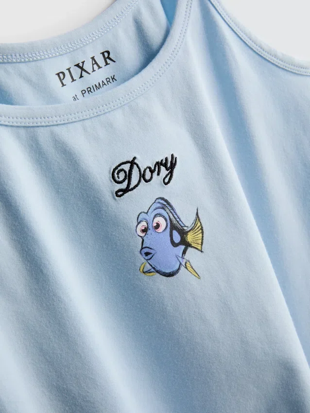 Disney „Némó nyomában” mintás, vállpántos pizsama
