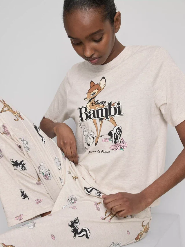 Disney pamutkeverékből készült, mintás pizsama