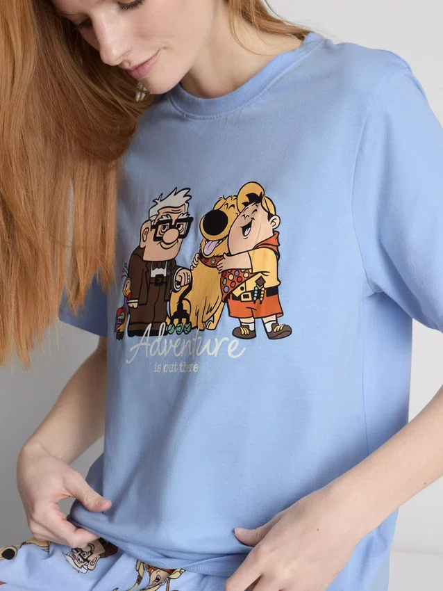 Disney Pixar „Up” pamut nyomtatott pizsama