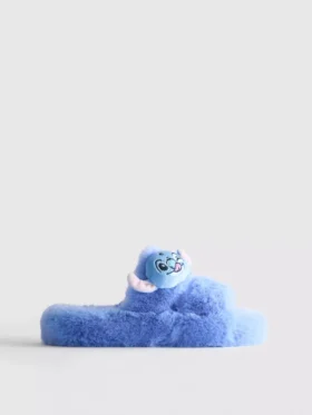 Disney Stitch bolyhos, dupla pántos papucs