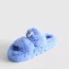 Disney Stitch bolyhos, dupla pántos papucs