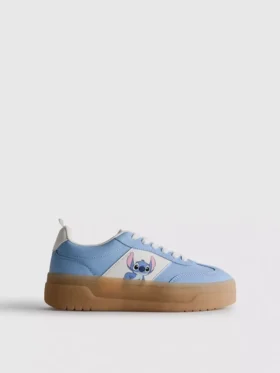 Disney Stitch gumitalpú, vastag talpú cipő