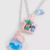 Disney Stitch kezdőbetűs medálos nyaklánc