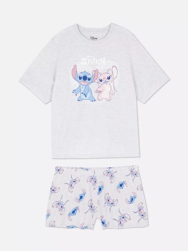 Disney Stitch mintás rövidnadrágos pizsama