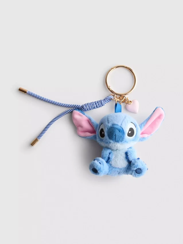 Disney Stitch plüssfigurás kulcstartó medál