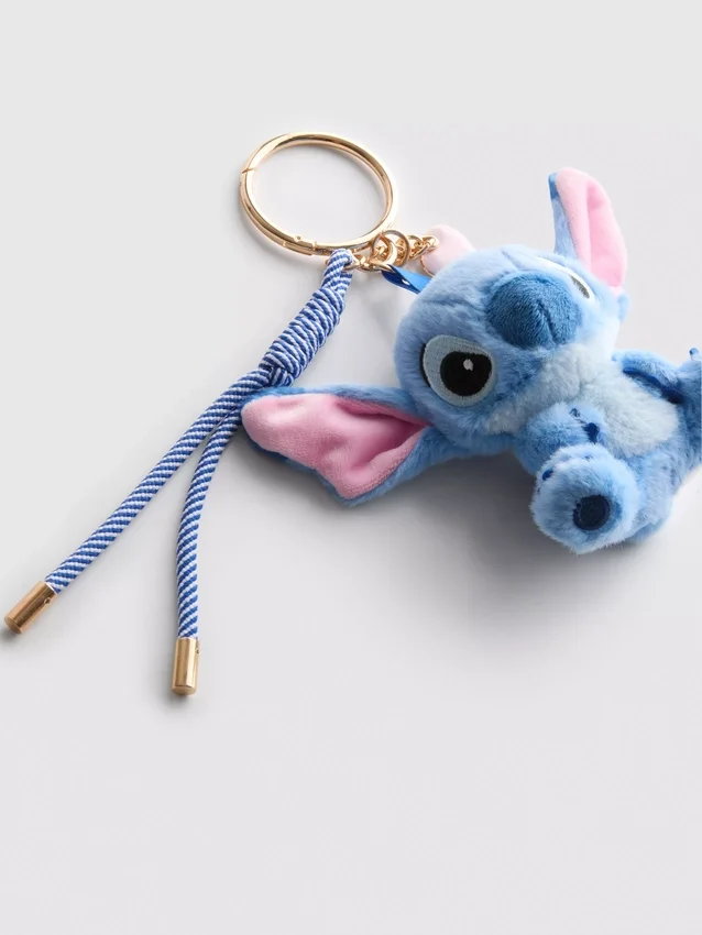Disney Stitch plüssfigurás kulcstartó medál