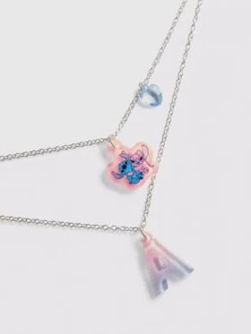 Disney Stitch réteges kezdőbetűs nyaklánc