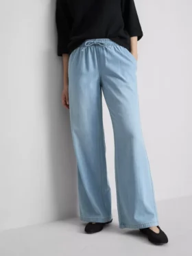 Egyenes szárú denim joggingnadrág