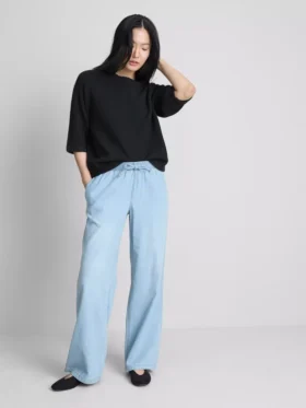 Egyenes szárú denim joggingnadrág