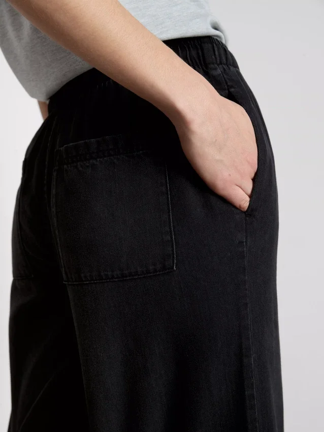 Egyenes szárú denim joggingnadrág