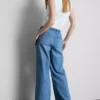 Egyenes szárú denim joggingnadrág