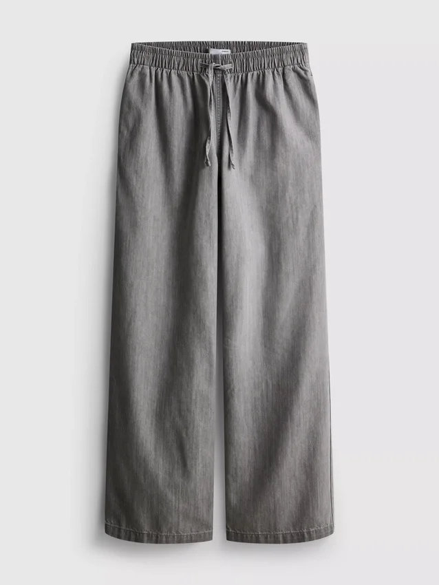 Egyenes szárú denim joggingnadrág