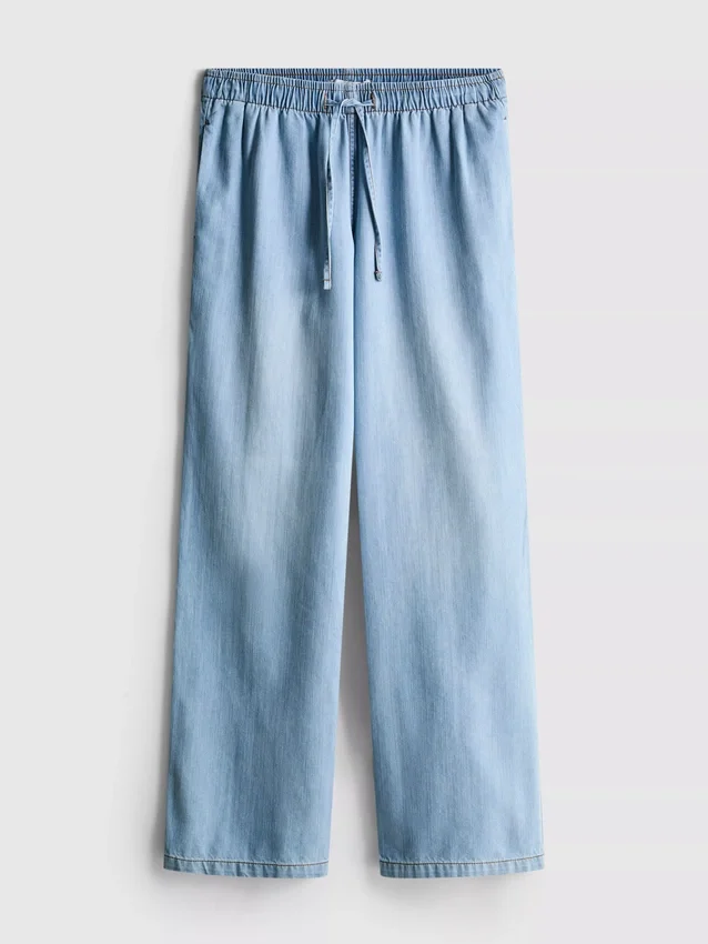 Egyenes szárú denim joggingnadrág