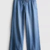 Egyenes szárú denim joggingnadrág
