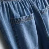 Egyenes szárú denim joggingnadrág
