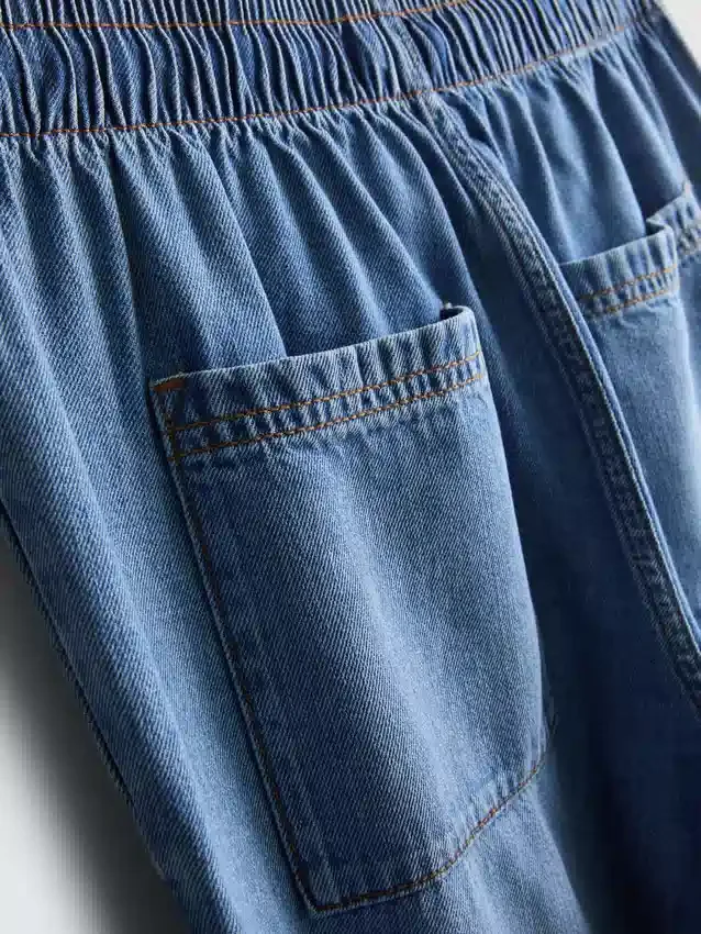 Egyenes szárú denim joggingnadrág